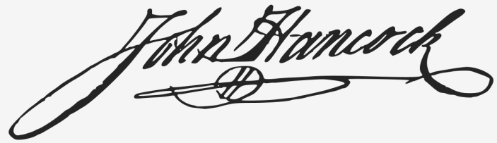 Example of allowable scanned signature